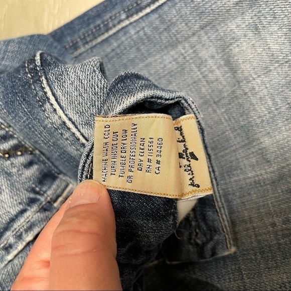 Vintage 7 For All Mankind A Pocket Embellished Jeans - Picture 7 of 10